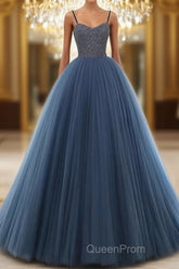 Beading Ball Gown Long Evening Prom Dresses,Popular Evening Dresses,Fashion Winter Formal Dresses