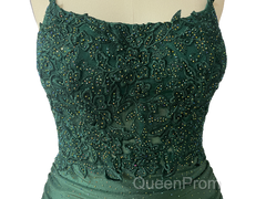 Spaghetti Straps Open Back Short Homecoming Dresses