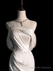 Simple Prom Dresses, Mermaid Wedding Dress