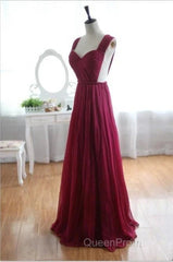 A-Line Chiffon Evening Prom Dresses Bridesmaid Dresses