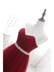 A-Line Elegant Quinceanera Evening Prom ValentineS Day Dresses Strapless Sleeveless Chapel Train Satin With Crystals