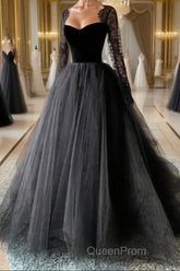 A-line/Princess Square Court Train Tulle Wedding Dresses with Appliques Lace