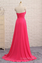 A-Line Evening Prom Dresses Elegant Dresses Formal Asymmetrical Sleeveless Strapless Chiffon Backless With Rhinestone Ruched Ruffles