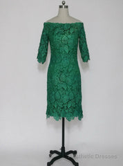 Amazing Short Evening Dresses 3/4 Sleeves Mother of the Bride Dresses Formal Dress