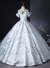 Ball Gown Off the Shoulder Embroidery Quinceanera Dress