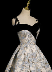 Beautiful Satin Sweetheart Off Shoulder Evening Prom Dresses, A-Line Satin Evening Dresses