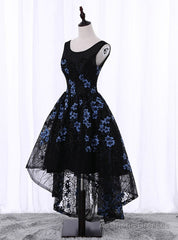 Black A-Line Homecoming Dress