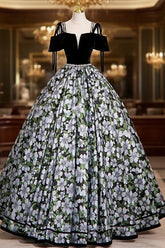 Black A-Line Satin Long Evening Prom Dresses, Black Long Evening Dresses