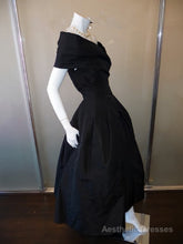 Black Prom Dress,Off The Shoulder Prom Dress,Bodice Prom Dress,Fashion Prom Dress