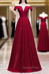 Buy Cheap Off The Shoulder Burgundy Satin Cut Out Evening Prom Dresses Under 119