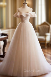 Champagne Spaghetti Straps Floor Length Evening Prom Dresses, A-Line Sleeveless Backless Evening Party Dresses