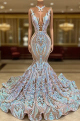 Classic Mermaid Lace Floor-Length Evening Prom Dresses On Sale