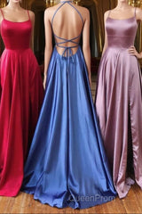 Sexy Backless Evening Prom Dresses Long, Dresses For Graduation Party, Evening Dresses, Formal Dresses