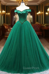 Dark Green Princess Long Evening Dresses Green Party Dresses Sweet 16 Dresses Evening Prom Dresses shops