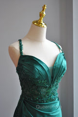 Elegant Green Sweetheart Neck Mermaid Long Evening Prom Dresses Gorgeous Evening Dresses