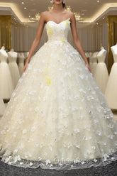 Elegant Halter Neckline Tulle Floor Length Evening Prom Dresses, Yellow A-Line Evening Dresses