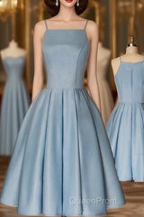 Elegant Homecoming Dresses, Short Dresses, Simple Gown