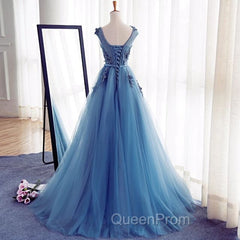 Elegant Illusion Sleeveless Lace Appliques A-line Lace-up Evening Prom Party Gowns