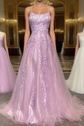 Elegant Evening Prom Dresses A-line Lace Appliques Sweet 16 Party Gown