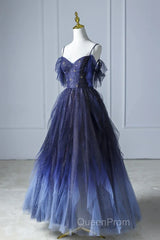 Elegant Purple Stars A-Line Evening Prom Dresses Love Elegant Purple Star Lolita