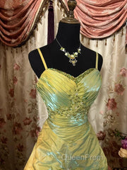 Fairytale Sage A-Line Mask Evening Prom Dresses Beaded Satin Evening Gown For Birthady&Graduation