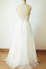 Floor-Length A-Line/Princess Sweetheart Wedding Dresses