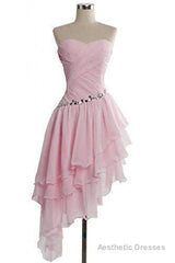 mismatched prom dress pink prom dress chiffon prom dress cheap prom dress party dresses