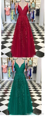 Burgundy Turquoise Green Fancy Girls Burgundy Lace Appliques Prom Dresses With Straps