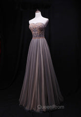 Gorgeous Tulle Sweetheart Long Evening Prom Dresses, New Party Dresses