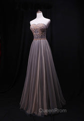Gorgeous Tulle Sweetheart Long Evening Prom Dresses, New Party Dresses