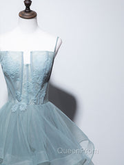 Green Long Evening Prom Dresses, Green Evening Graduation Dresses With Lace