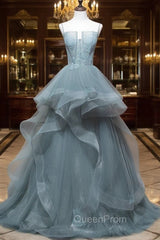 Green Long Evening Prom Dresses, Green Evening Graduation Dresses With Lace