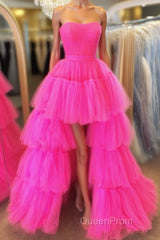 Hot High Low Evening Prom Dresses, High Low Formal Evening Dresses