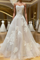 Light champagne tulle lace long Evening Prom Dresses tulle lace formal Dresses