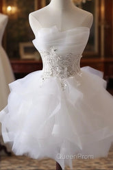 Lovely Tulle Short Party Dresses, Cute Teen Junior Evening Prom Dresses