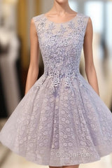 Lovely Vintage Sleeveless Full Floral Prints Appliques Clairvoyant Outfit Lace Up Back Homecoming Dresses