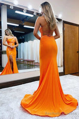 Mermaid One Shoulder Beaded Jersey Prom Dress with Beading
