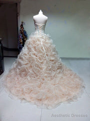 Mitzvah Dress Stunning Champagne Quinceanera Dress Masquerade Ball Gowns