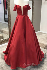 Off Shoulder Floor Length Ballgowns Evening Prom Dresses