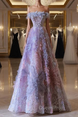 Pretty A Line Sweetheart Tulle Long Evening Prom Dresses Evening Gowns