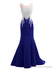 sparkly crystal prom dresses mermaid backless sleeveless long royal blue prom dresses