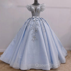 Romantic Quinceanera Organza Dresses Ball Gown