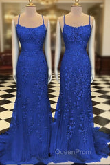 Royal Blue Formal Evening Prom Dresses Sexy Long Lace Evening Dresses Uk