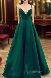 Satin Empire Evening Prom Dresses Lace Up Back