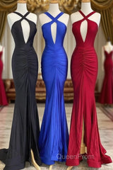 Sexy Mermaid Long Evening Prom Dresses,Long Formal Evening Dresses