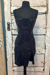 Short Tight Yellow Homecoming Dresses,Crystal Beaded Semi Formal Dresses