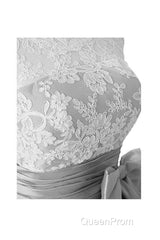 Silver Taffeta Short Homecoming Dresses Evening Prom Dresses