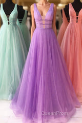 Sparkly A Line V Neck and V Back Evening Prom Dresses with Thin Belt, Formal Graduation Evening Dresses