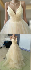 Stunning Champagne Color Wedding Dresses Evening Prom Dresses For Wedding Party