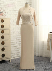 Stunning Mother Of The Bride Dresses Sheath Floor Length Lace With Jacket Wedding